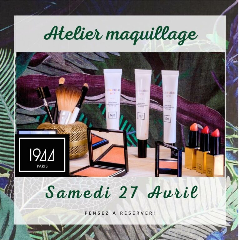 Atelier Maquillage 1944 Atelier maquillage avec les produits 1944 Paris